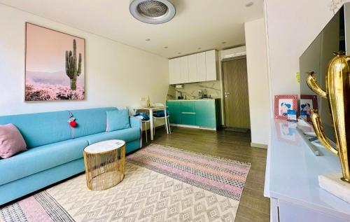 O zonă de relaxare la AMBER APARTMENTS - PINK STUDIO