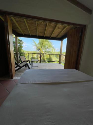 Finca Hotel el Valhallaにあるバルコニーまたはテラス