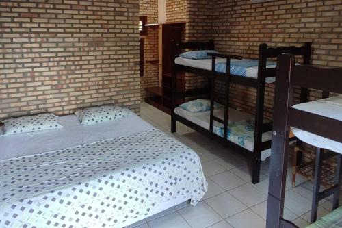 Krevet ili kreveti na sprat u jedinici u okviru objekta Casa do Ric