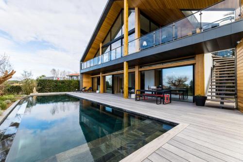SEAVIEW KEYWEEK Villa pool sea view Anglet