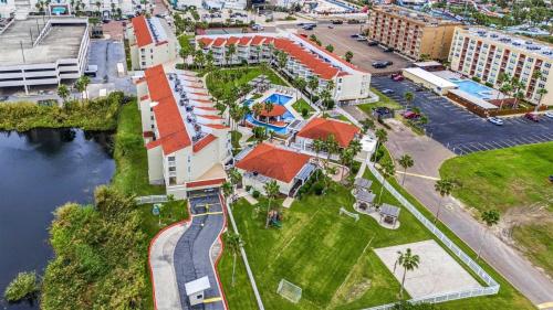 an aerial view of a city with buildings at Gulfpoint 3209 in South Padre Island