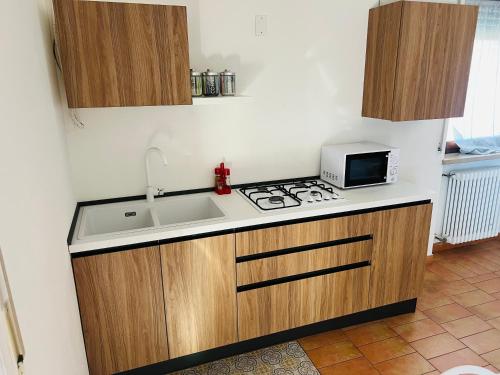 Кухня или мини-кухня в Appartamento Giallo
