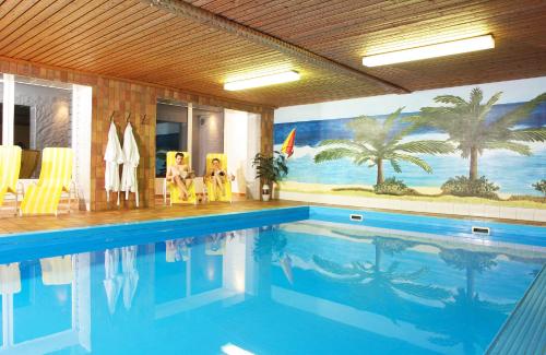Bazén v ubytování Landhotel Haagerhof nebo v jeho okolí