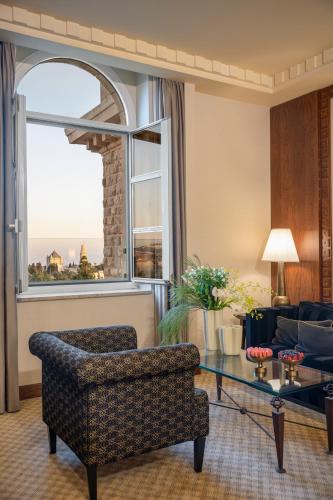 Posezení v ubytování King David Hotel Jerusalem