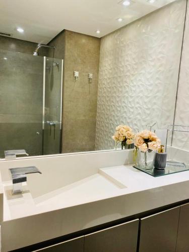 Bilik mandi di Itaim Bibi - The Capital Flat - Apto 1211