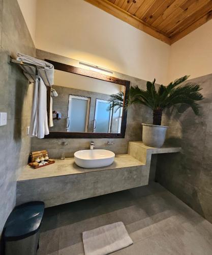 Koupelna v ubytování Tip Top Boutique hotel