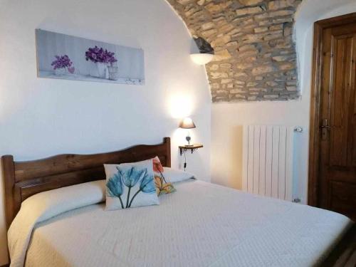 Postel nebo postele na pokoji v ubytování Agriturismo Al Pagan