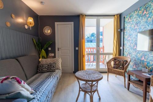 Posedenie v ubytovaní Superb bohemian flat for 6 pers in the heart of the Equestrian centre 164