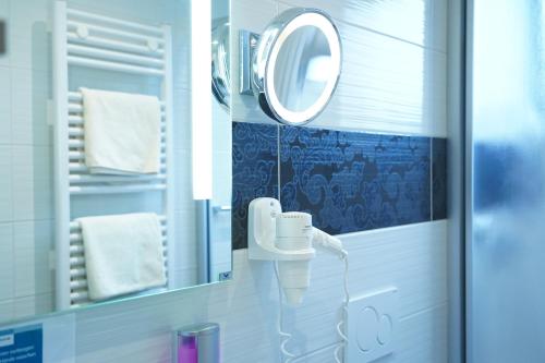 Koupelna v ubytování Hotel Dreyer Garni