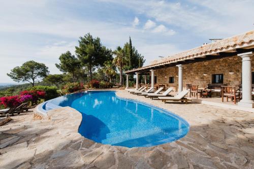 Villa con piscina e patio di Paissa d'en Bernat a Cala Tarida