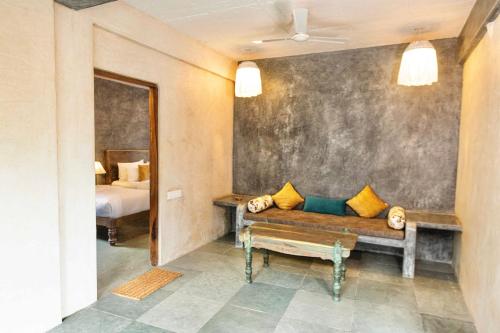 Ein Bett oder Betten in einem Zimmer der Unterkunft GERANIUM HAVEN