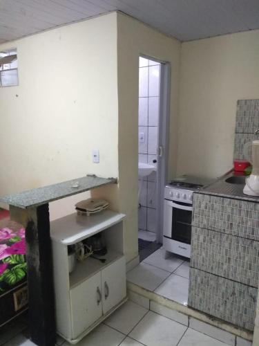 Virtuvė arba virtuvėlė apgyvendinimo įstaigoje Residencial Nanda