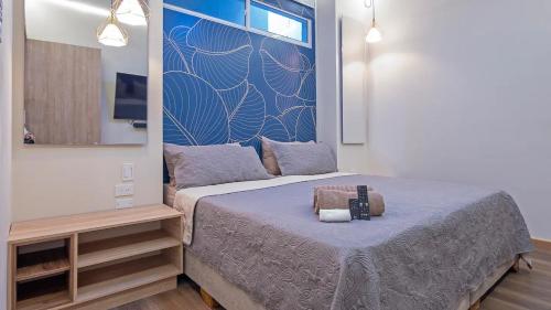 Katil atau katil-katil dalam bilik di Miami Hotel Cartagena - Luxury Apartments