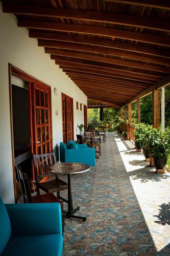 Hotel Campestre La Francesinaにあるシーティングエリア