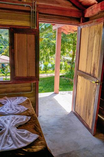 Hotel Campestre La Francesinaにあるベッド