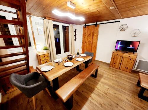 Μια τηλεόραση ή/και κέντρο ψυχαγωγίας στο Chalet de Seyne