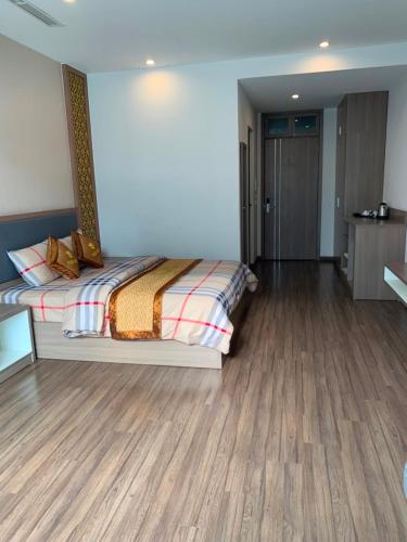 Katil atau katil-katil dalam bilik di Hoa Hồng Hotel Sơn La