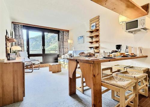 Résidence Le Villaret - 2 pièces spacieux pour 5 personnes situé au pied des pistes de \