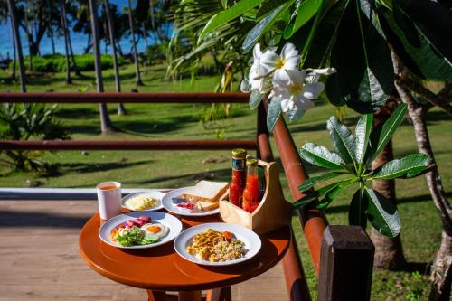 Eten bij of ergens in de buurt van het hotel

