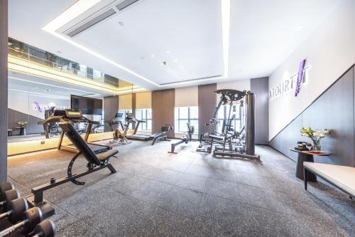 Γυμναστήριο ή/και όργανα γυμναστικής στο Atour Hotel Guangzhou South High-speed Railway Station