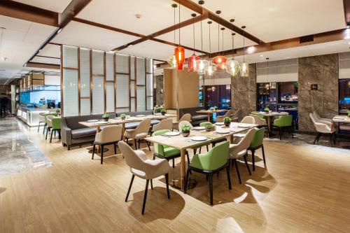 Χώρος καθιστικού στο Atour Hotel Bantian Zhongcheng Shenzhen