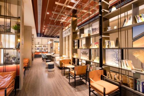 Χώρος καθιστικού στο Atour Hotel Xi'an West Erhuan Road Tai'ao