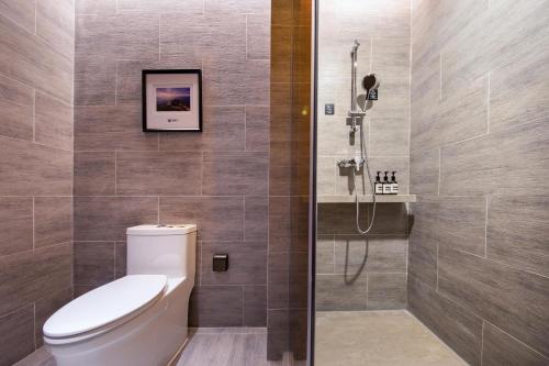 Ein Badezimmer in der Unterkunft Atour Hotel Shenzhen Guangming New City