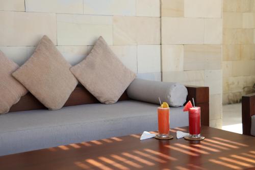 The Bale Nusa Dua by LifestyleRetreatsにあるシーティングエリア