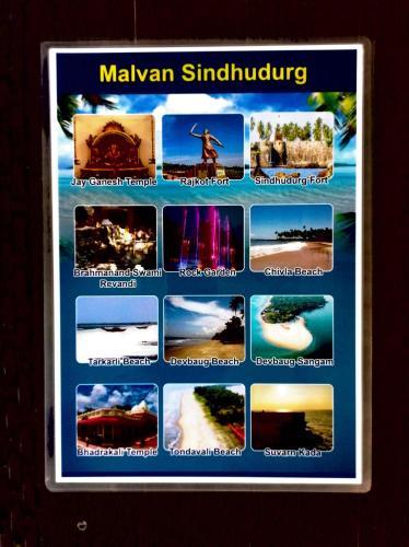 a picture of a collage of pictures on a wall at Acharekar's Home stay - Adorable AC and Non AC Rooms with free Wi-Fi in Malvan