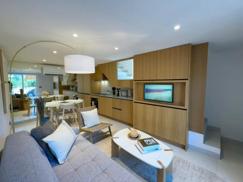 Η κουζίνα ή μικρή κουζίνα στο Mazet - 1 chambre