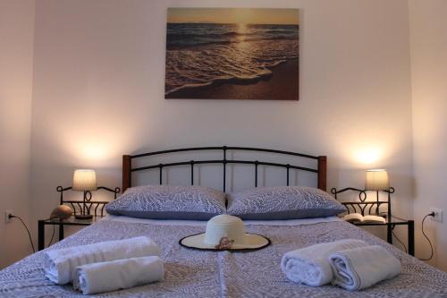 Ένα ή περισσότερα κρεβάτια σε δωμάτιο στο Apartments Vjera Rukavac