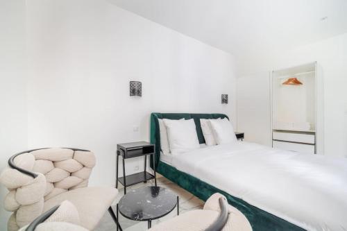 Postel nebo postele na pokoji v ubytování Beautiful flat for 6 people #6