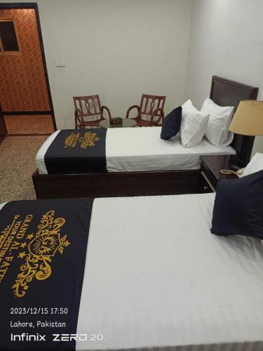 Grand AlFateh Hotelにあるベッド