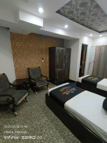Grand AlFateh Hotelにあるベッド