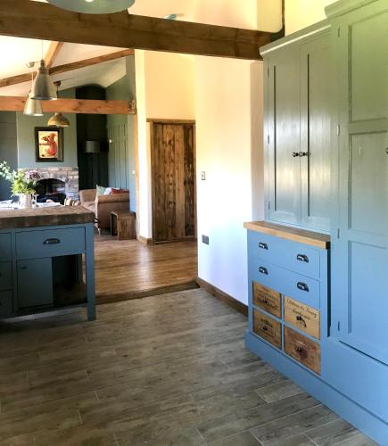 Η κουζίνα ή μικρή κουζίνα στο The Nut House - Squirrel Lane Lodges Ludlow