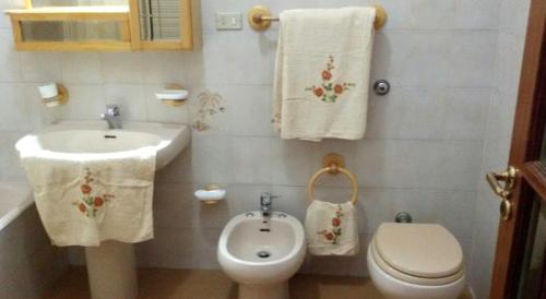 Koupelna v ubytování Affittacamere Antichi Orizzonti