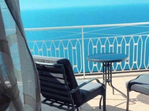 Vue générale sur la mer ou vue sur la mer prise depuis le B&B/chambre d'hôtes