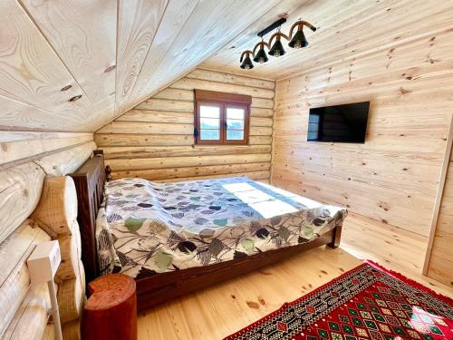 Postel nebo postele na pokoji v ubytování Cottage Dzudovic 2 Vikendica Džudović 2