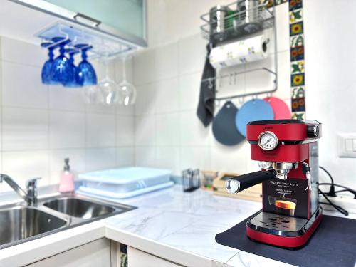 Dapur atau dapur kecil di A Casa di Chicchi