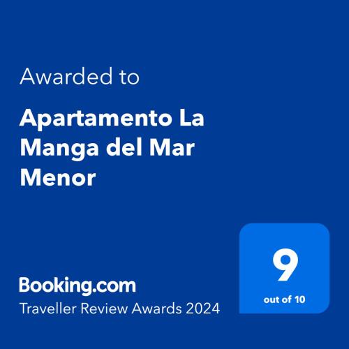 Sijil, anugerah, tanda atau dokumen lain yang dipamerkan di Apartamento La Manga del Mar Menor