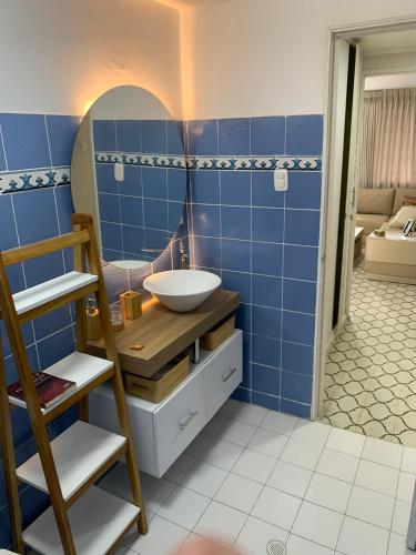 Et badeværelse på Apartahotel Edificio Baquero x5 Apto 401