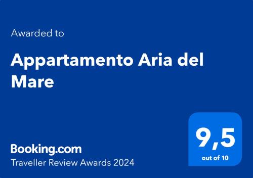 a blue rectangle with the words augmentedvisor istgato africa del mar at Appartamento Aria del Mare in Ventimiglia