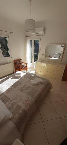 Postel nebo postele na pokoji v ubytování Mimi's sunnyview house
