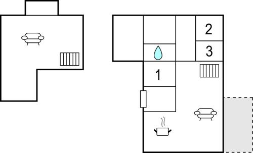 a block diagram of the periodic table of elements at 3 Bedroom Beautiful Home In Havndal in Havndal