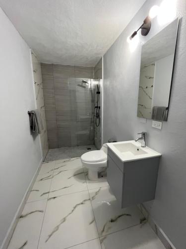 Koupelna v ubytování Molinos House 3