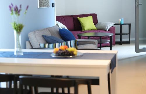 Χώρος καθιστικού στο Guesthouse Villa Scalaria