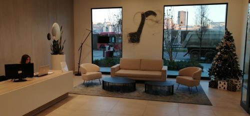 Un lugar para sentarse en Belgrade Waterfront Nabucco