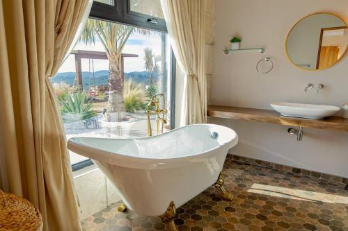 Koupelna v ubytování Villa Amore Valentina, Valle de Guadalupe