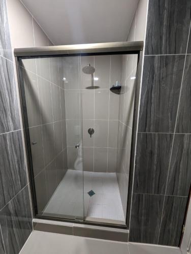 Koupelna v ubytování Hotel Abrego