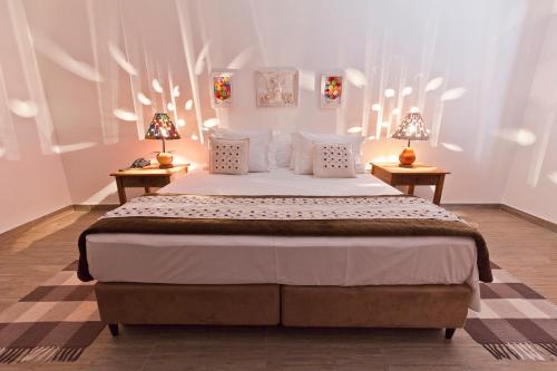 Katil atau katil-katil dalam bilik di Resort Fazenda 3 Pinheiros